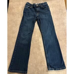 Wrangler Boys Classic Boot Cut Jeans Size 12 Slim Dark Wash